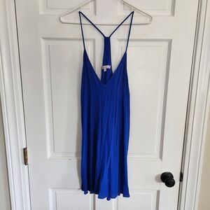 Lovers & Friends Royal Blue Slip Tank Dress